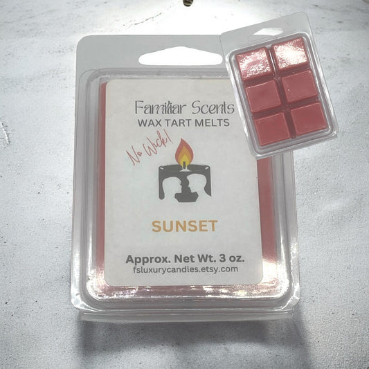 SUNSET- Wax Melt Tarts